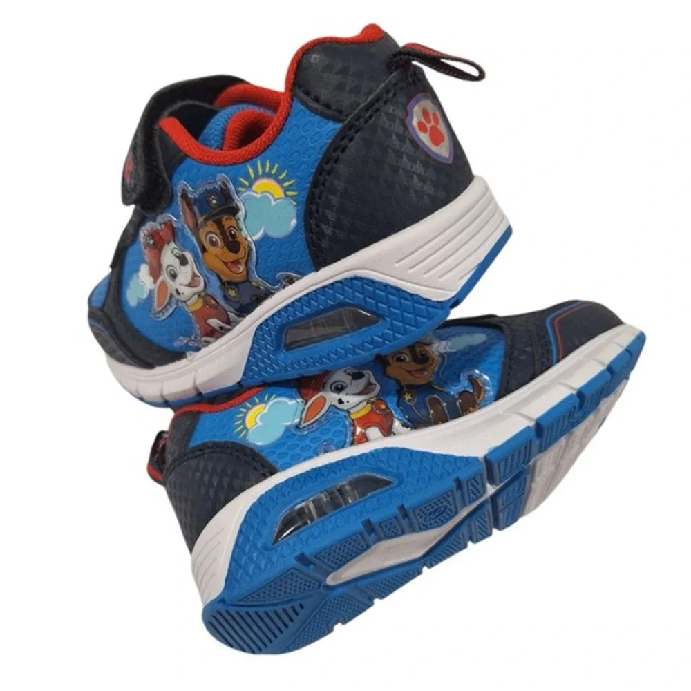 New Paw Patrol Toddler Boys' Slip-On Sneakers, Size 7  (16 cms) Color Blue New‎